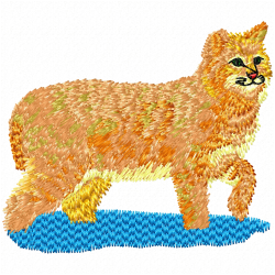 Cats Embroidery Design 3